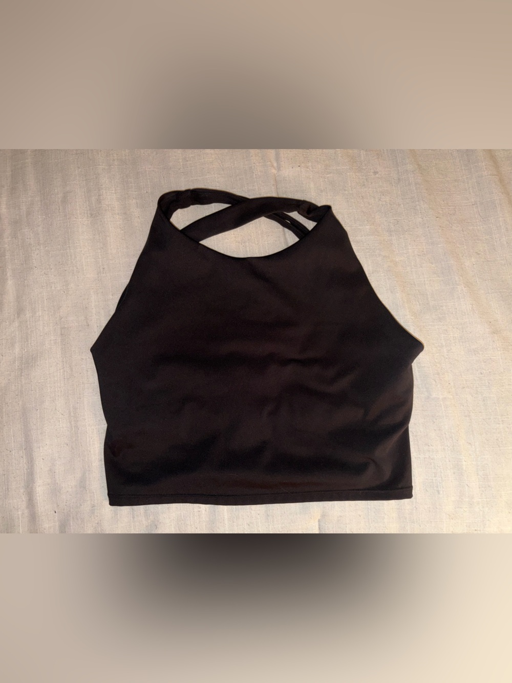 BLACK CROP TOP